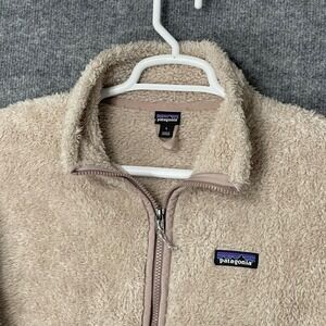 Patagonia Sweater Womens Large Tan Fleece Pullover Quarter Zip 25236 Gorpcore